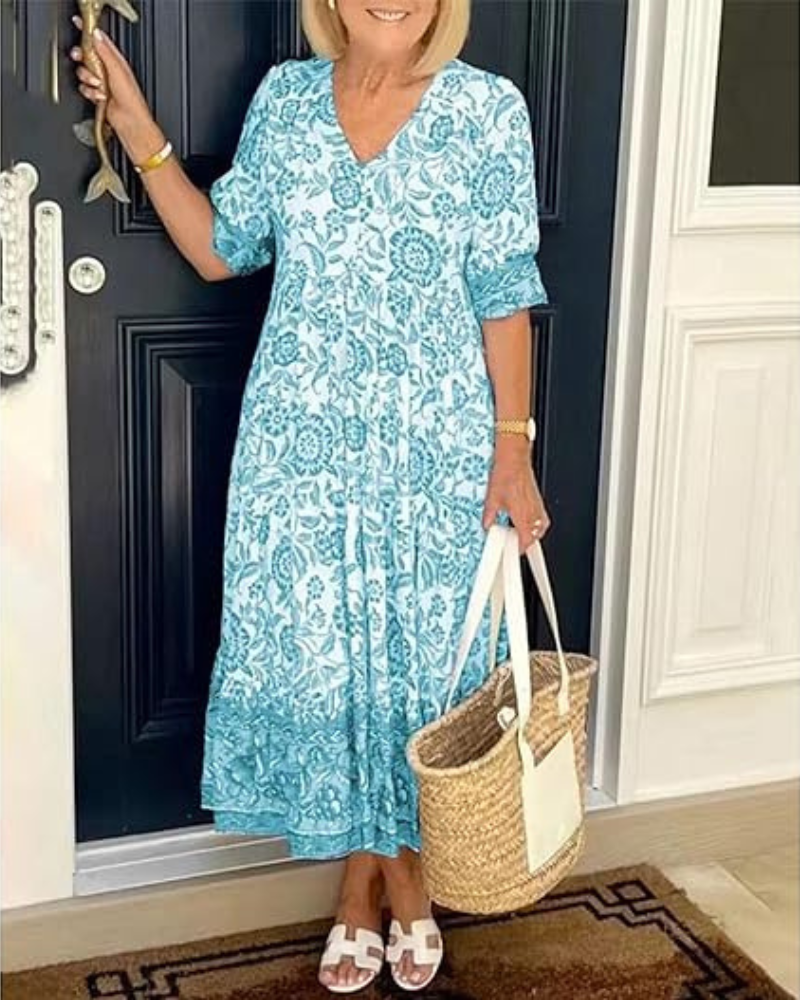 Radiante | Vestido maxi bohemio – Siéntete hermosa, sin esfuerzo