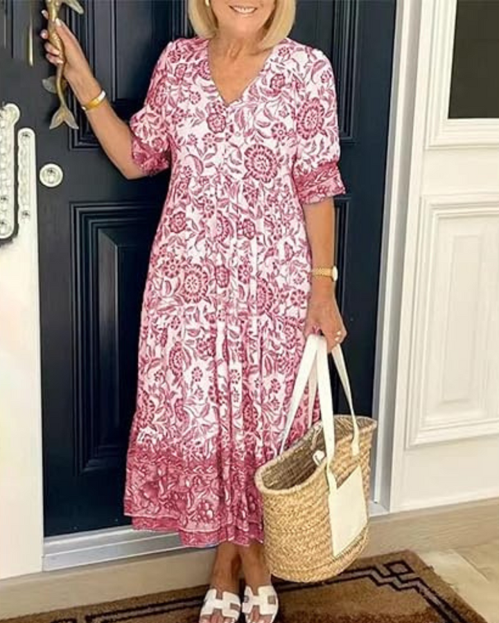 Radiante | Vestido maxi bohemio – Siéntete hermosa, sin esfuerzo