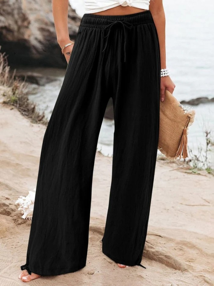 Pantalones Anchos Casuales de Mujer
