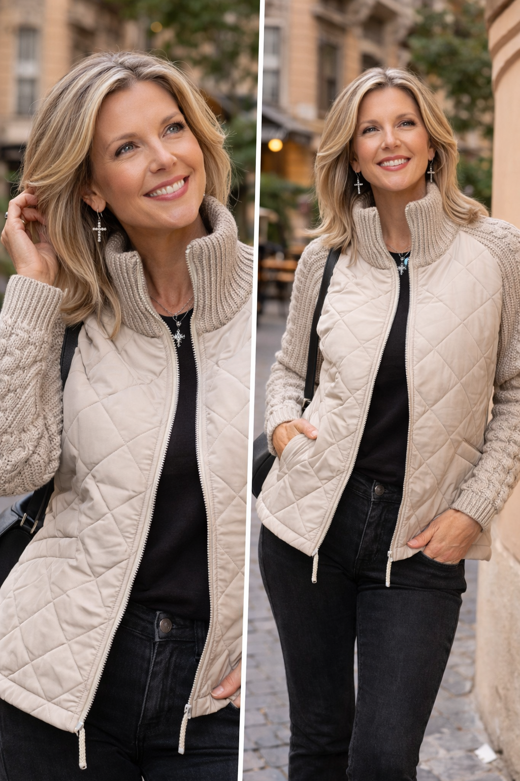 Chaqueta Victoria Knit Fusion