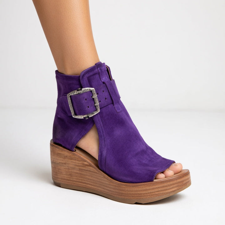Orélisse™ | Botines de Cuña Abiertos Estilo Moderno