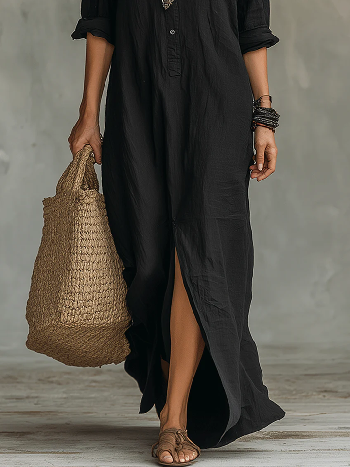 WILLOW | Maxivestido sin esfuerzo Silueta favorecedora Uso diario versátil