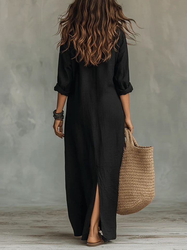 WILLOW | Maxivestido sin esfuerzo Silueta favorecedora Uso diario versátil