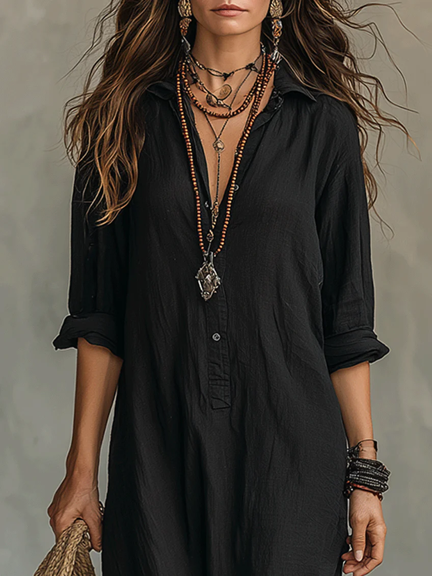WILLOW | Maxivestido sin esfuerzo Silueta favorecedora Uso diario versátil