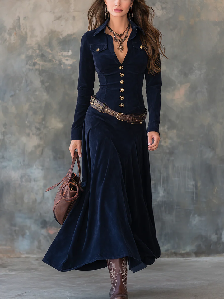 Iwona | Vestido de Ante