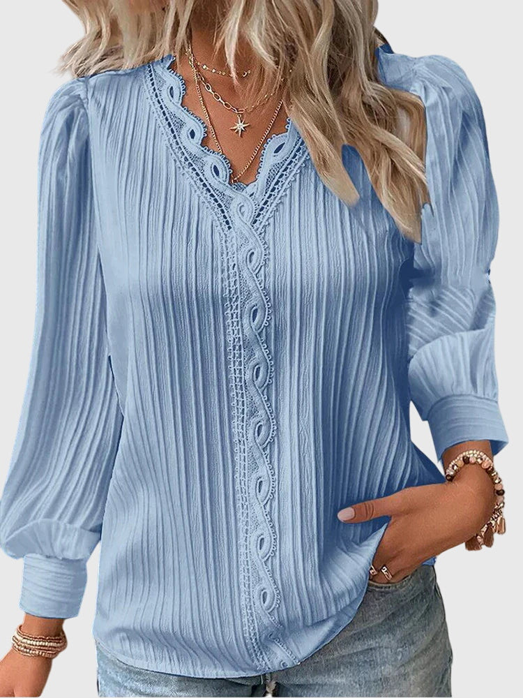 Andrea | Blusa Elegante con Escote en V