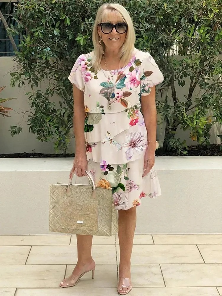 FLORA™ – Elegante vestido midi de primavera