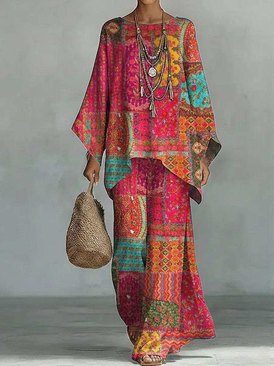 Conjunto Colette | Conjunto estampado de confort
