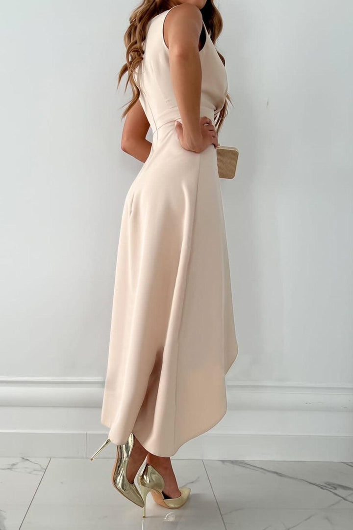 Mandy | Vestido Midi Cruzado con Escote en V