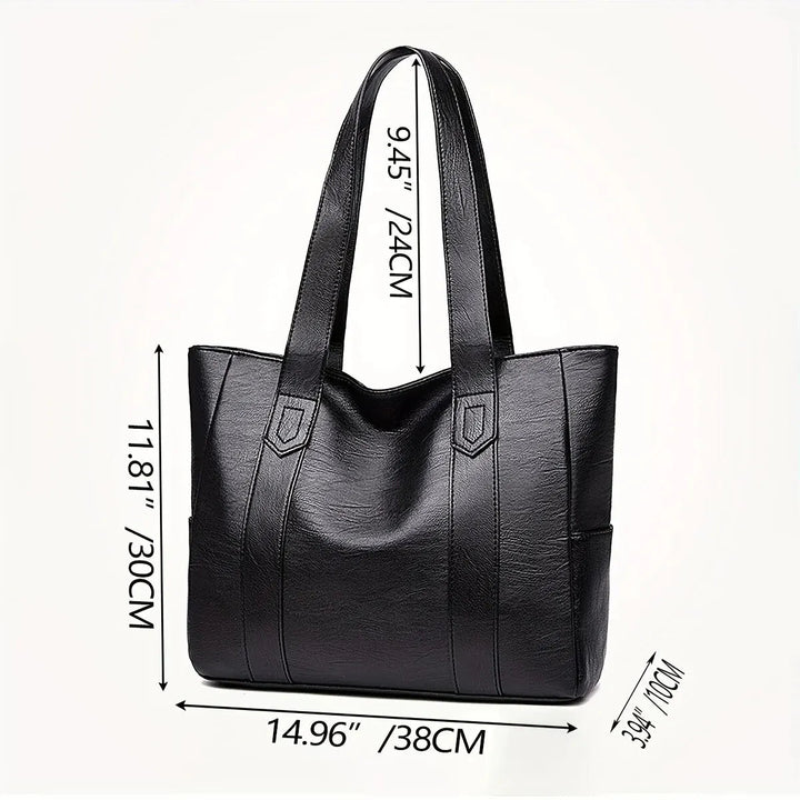 Bolso de hombro de cuero para mujer