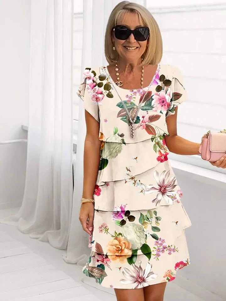 FLORA™ – Elegante vestido midi de primavera