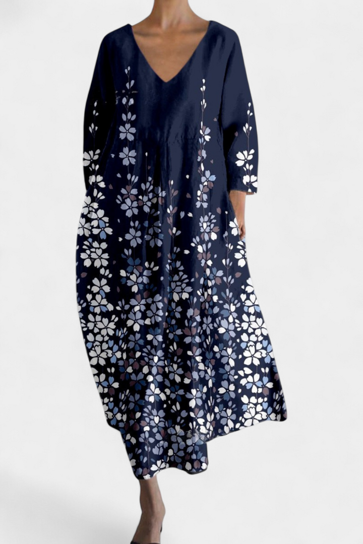 Isalinde | Vestido cómodo con cuello en V