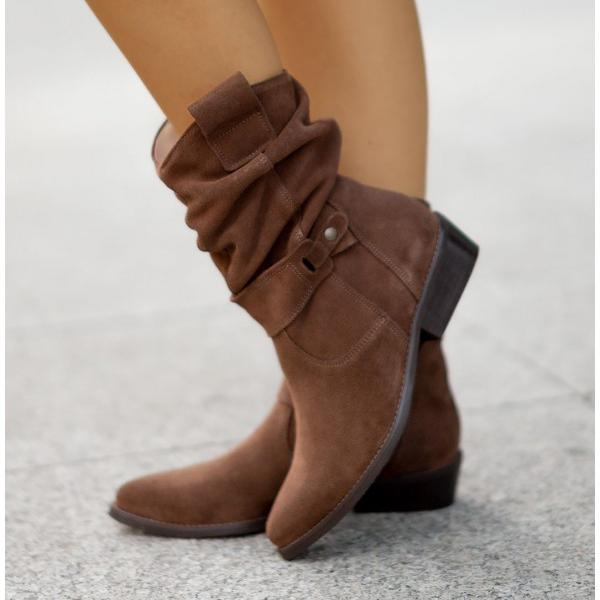 Carmen - Botines con cremallera con comodidad y soporte ortopédico