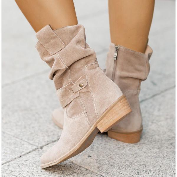 Carmen - Botines con cremallera con comodidad y soporte ortopédico