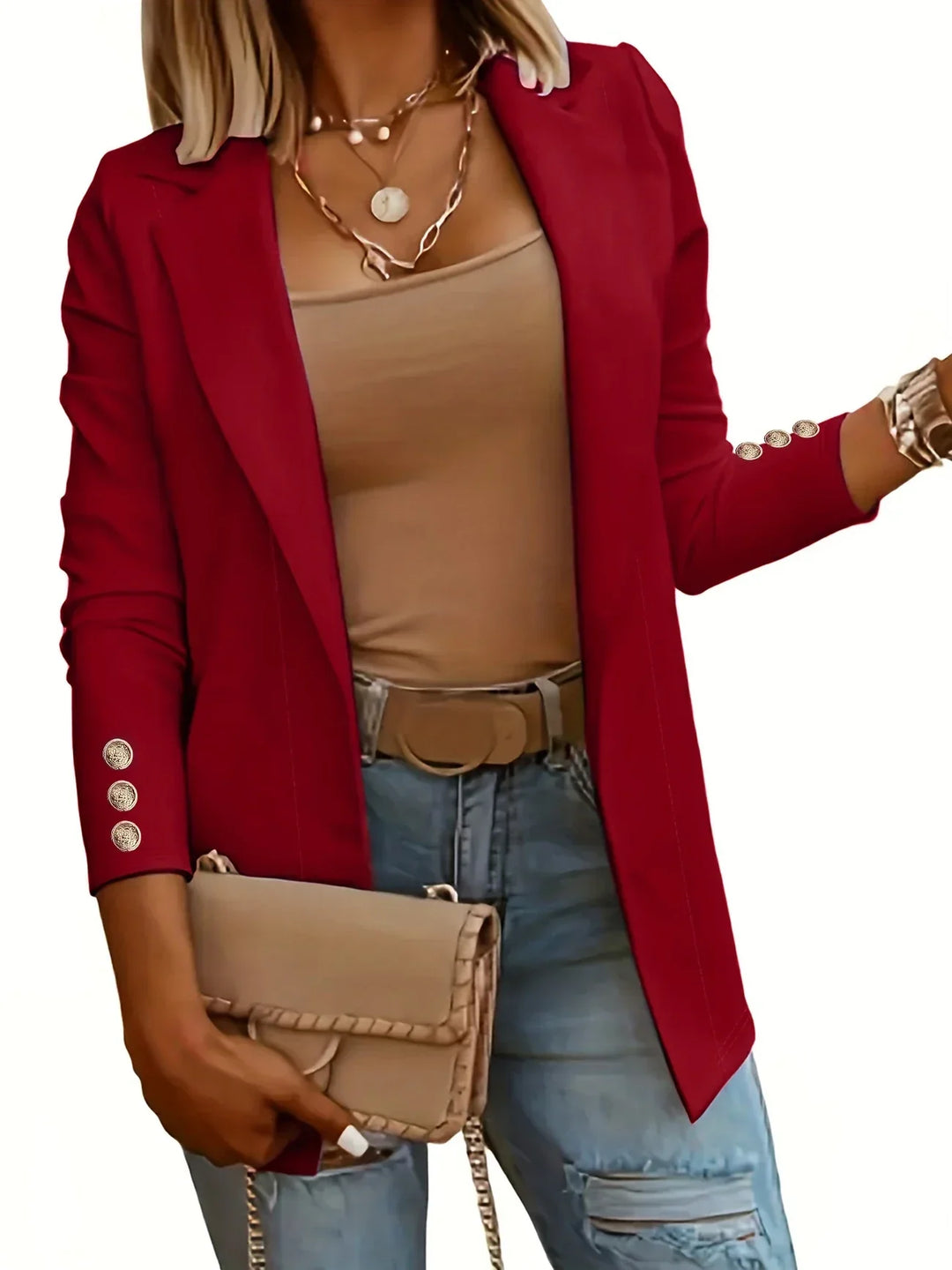 EMMA™ - Chaqueta elegante abierta por delante