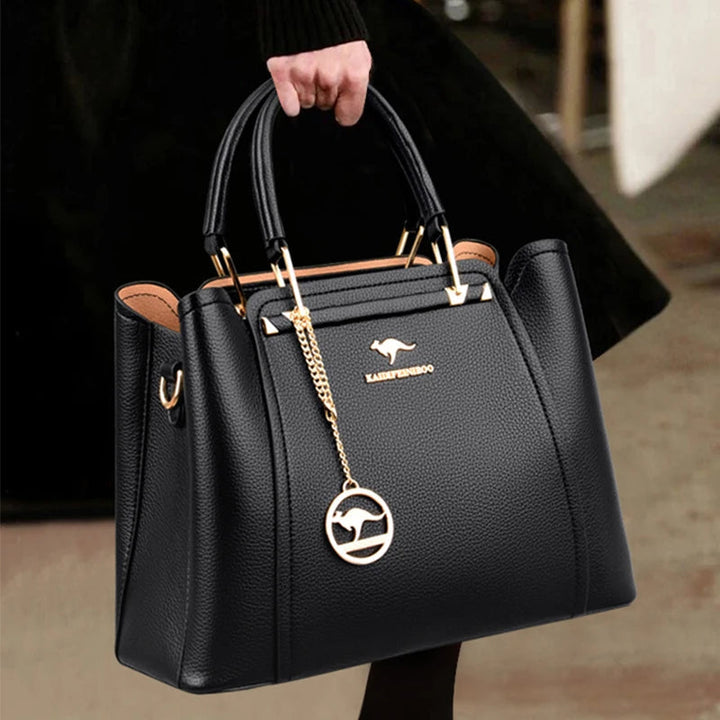 Bolso de Hombro de Piel Suave para Mujer