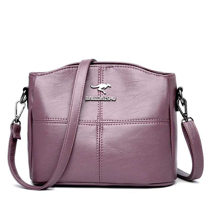 Bolso bandolera de cuero para mujer