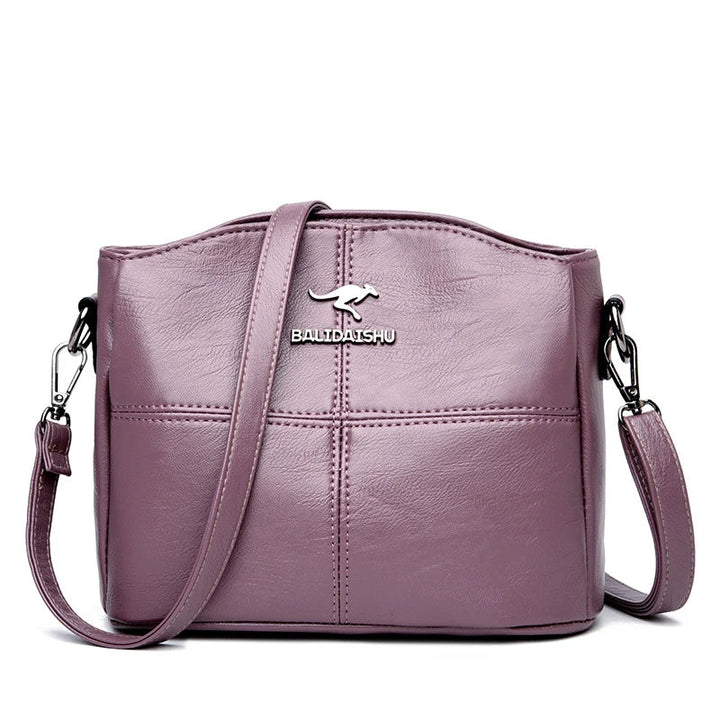 Bolso bandolera de cuero para mujer