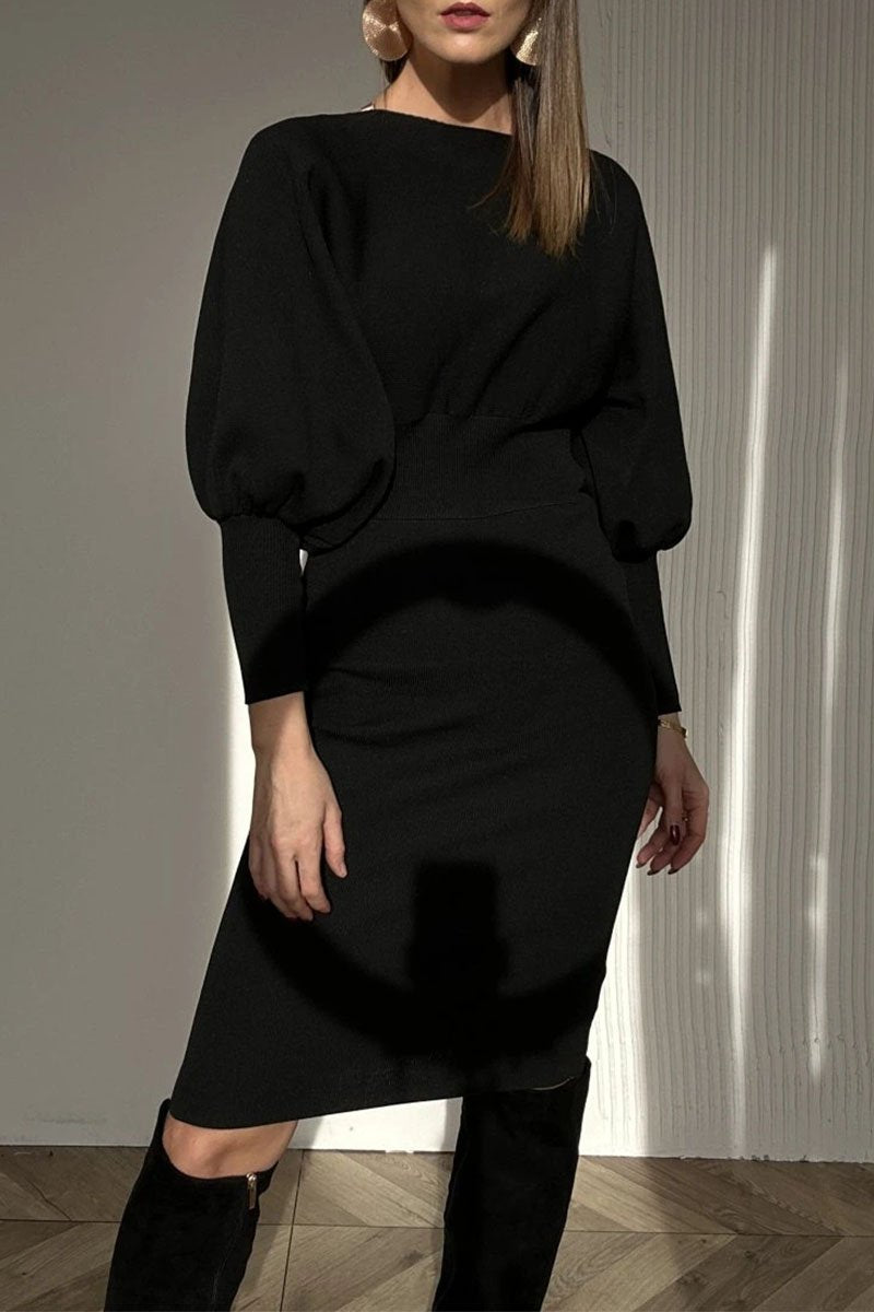 CAROLYN™ - Vestido elegante con mangas globo
