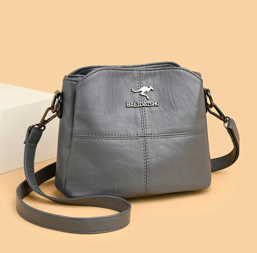 Bolso bandolera de cuero para mujer