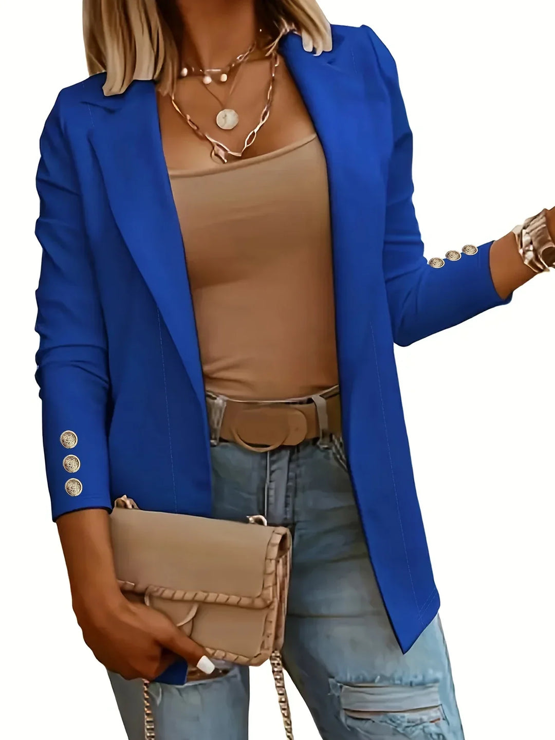 EMMA™ - Chaqueta elegante abierta por delante