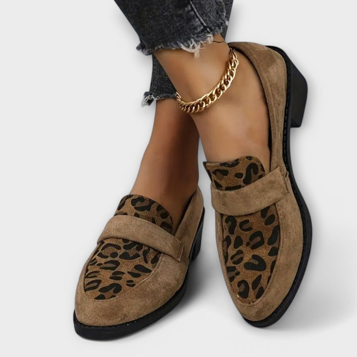 Aurora | Zapatos Elegantes de Leopardo