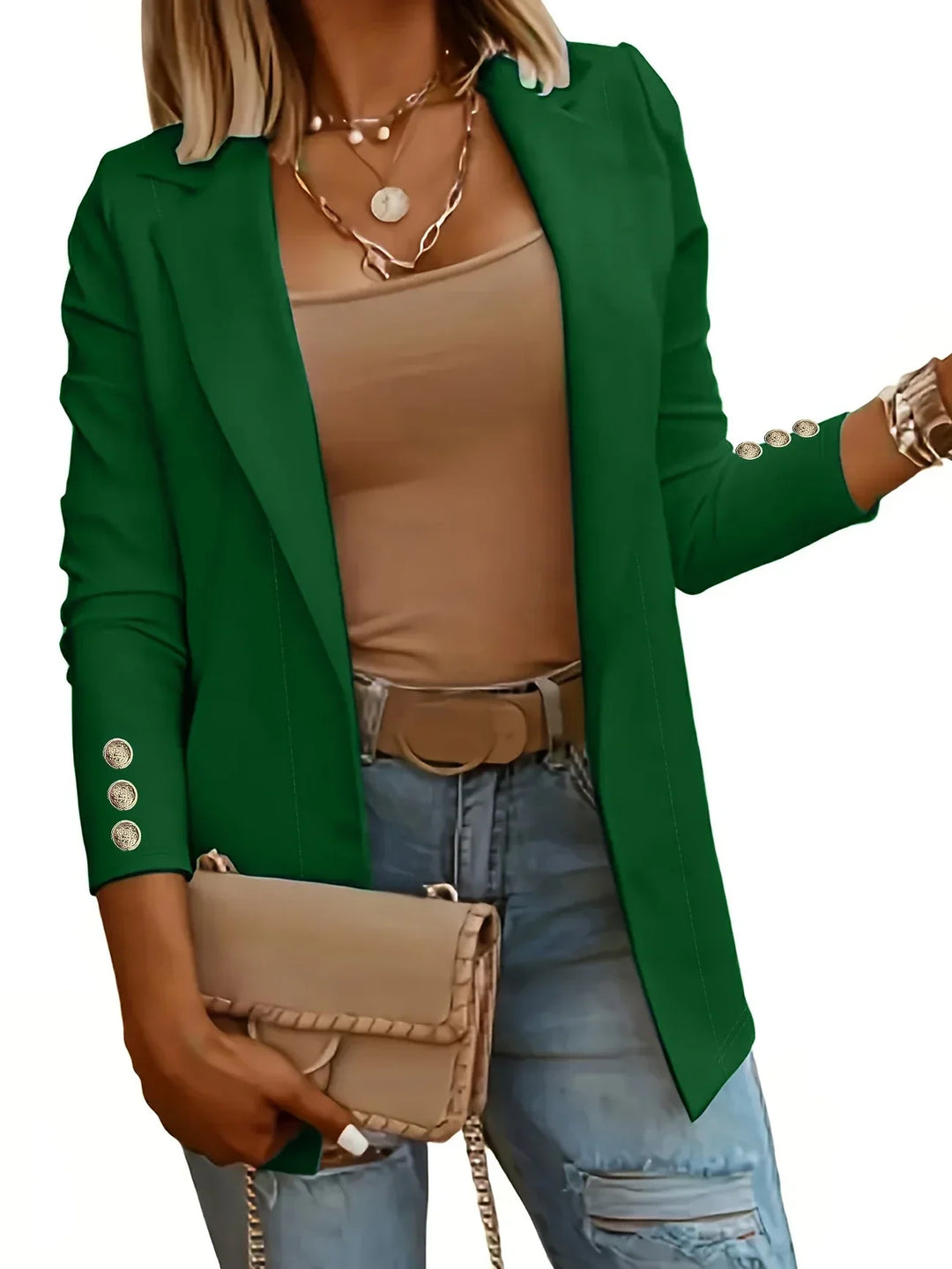 EMMA™ - Chaqueta elegante abierta por delante