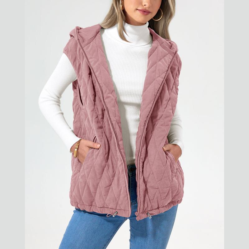 LIAM™ - Abrigo de invierno sin mangas con capucha y bolsillos