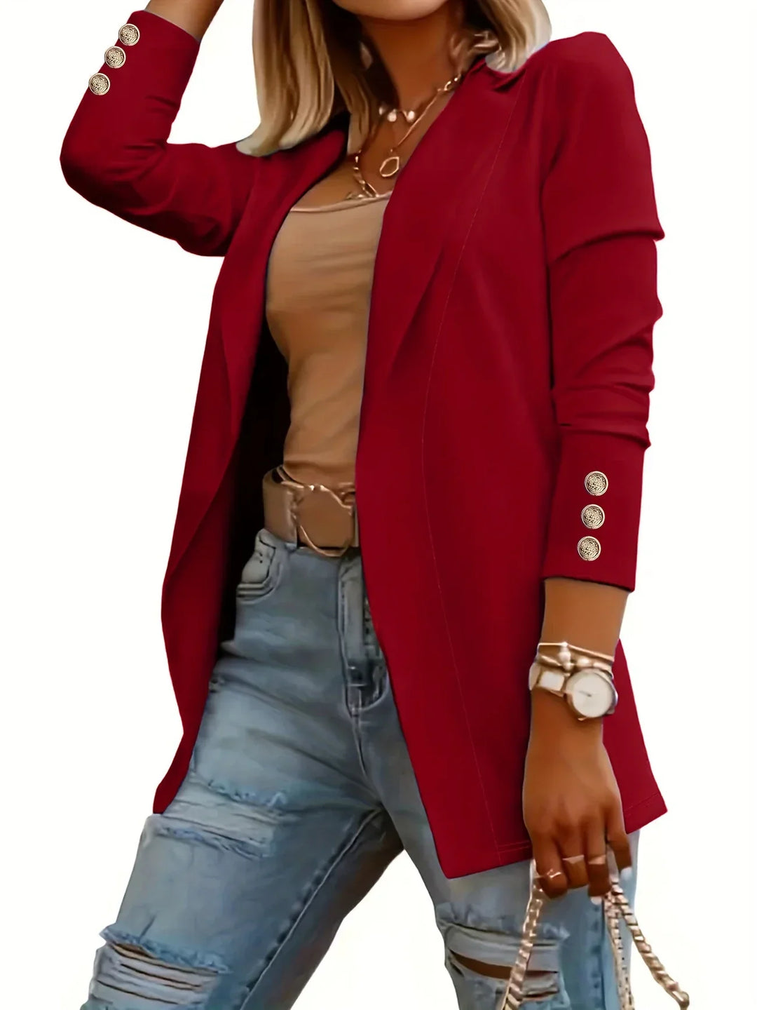 EMMA™ - Chaqueta elegante abierta por delante