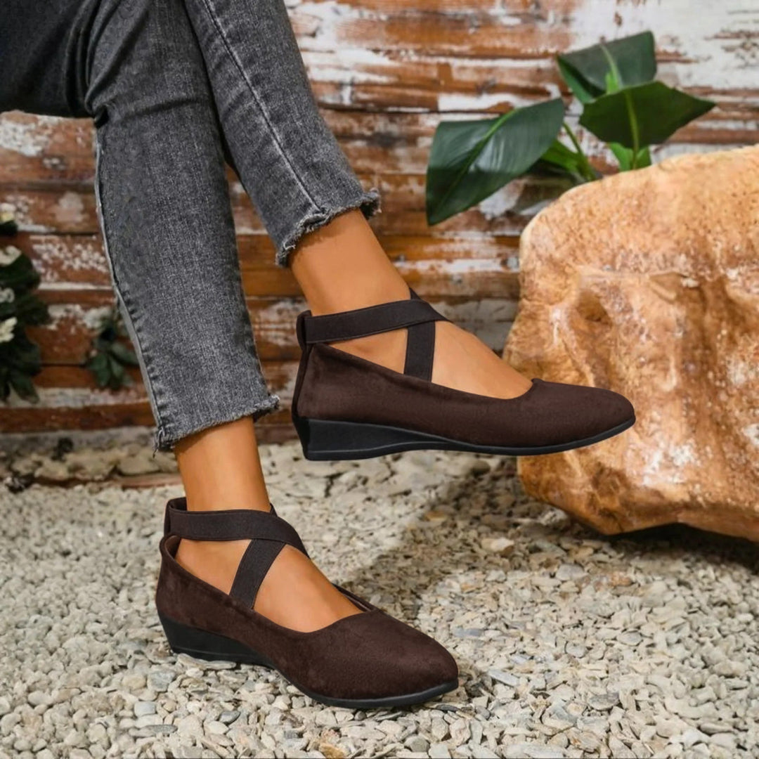 ANGEL™ - Zapatos cómodos sin cordones con cuña cerrada