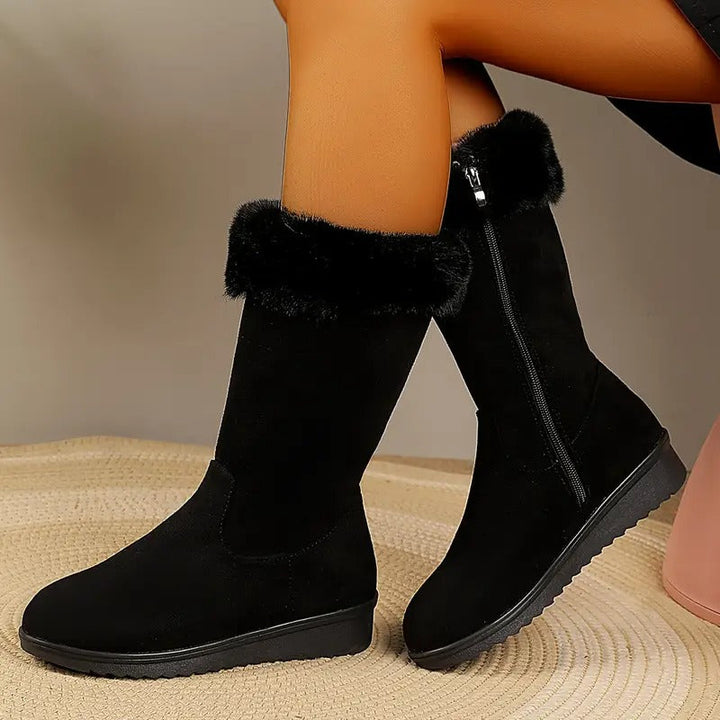 Delioraé - Botas ortopédicas largas y cálidas para el invierno