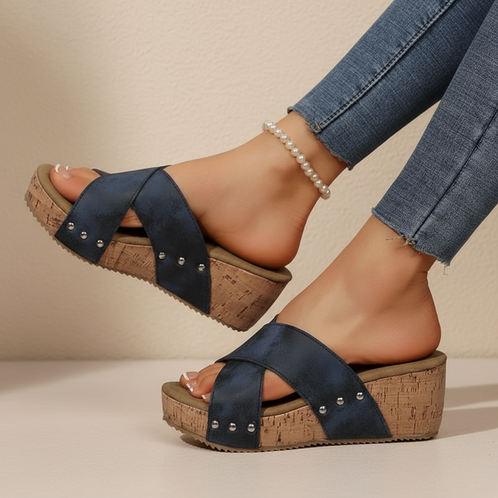Oakley – Sandalias de cuña Boho