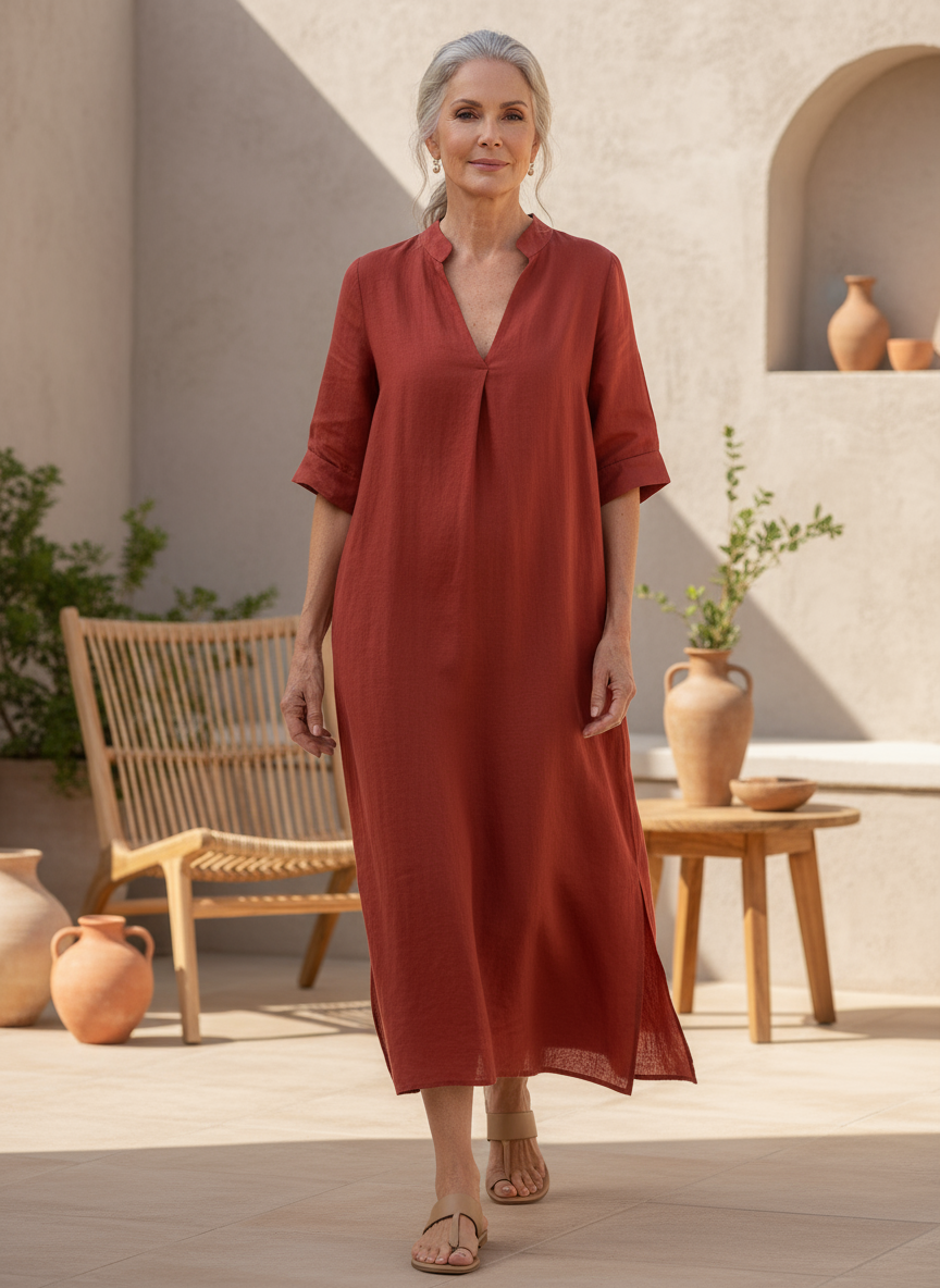 Amalie - Vestido informal holgado