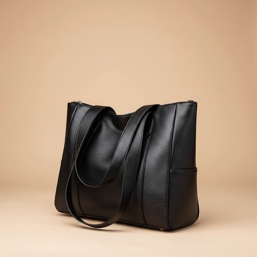 Bolso de hombro de cuero para mujer