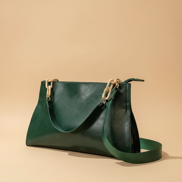 Elegante Bolso de Hombro de Cuero Suave - Bolso de Moda de Gran Capacidad