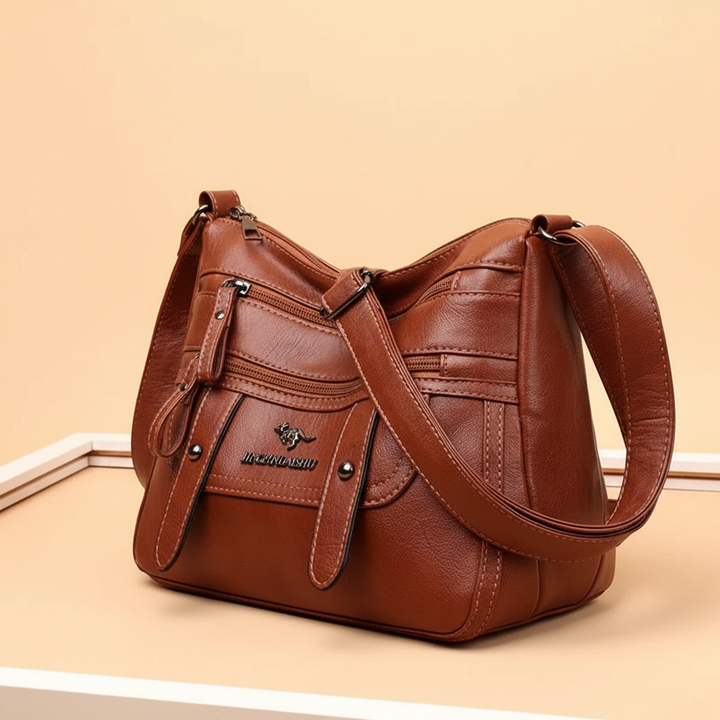Bolso de piel práctico para mujer