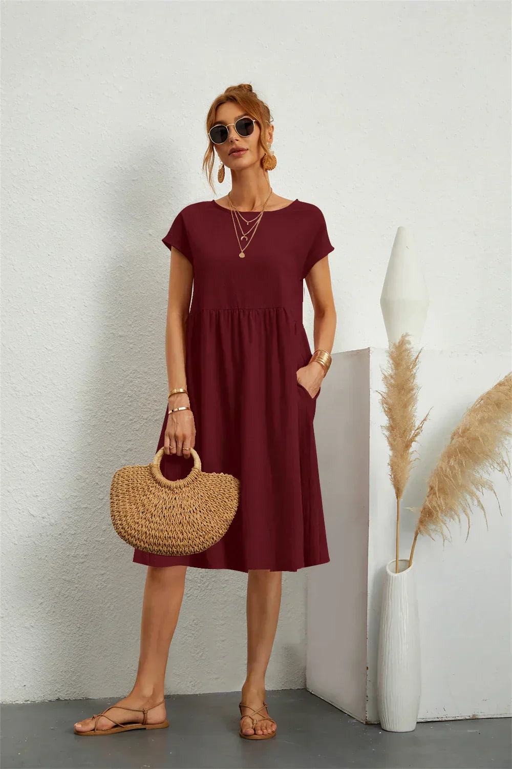 Mira | Vestido informal con bolsillos