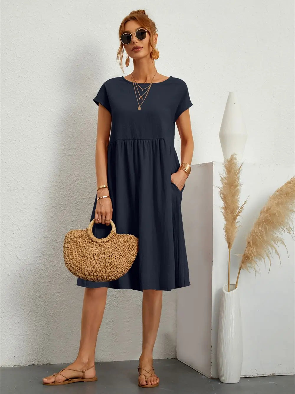 Mira | Vestido informal con bolsillos