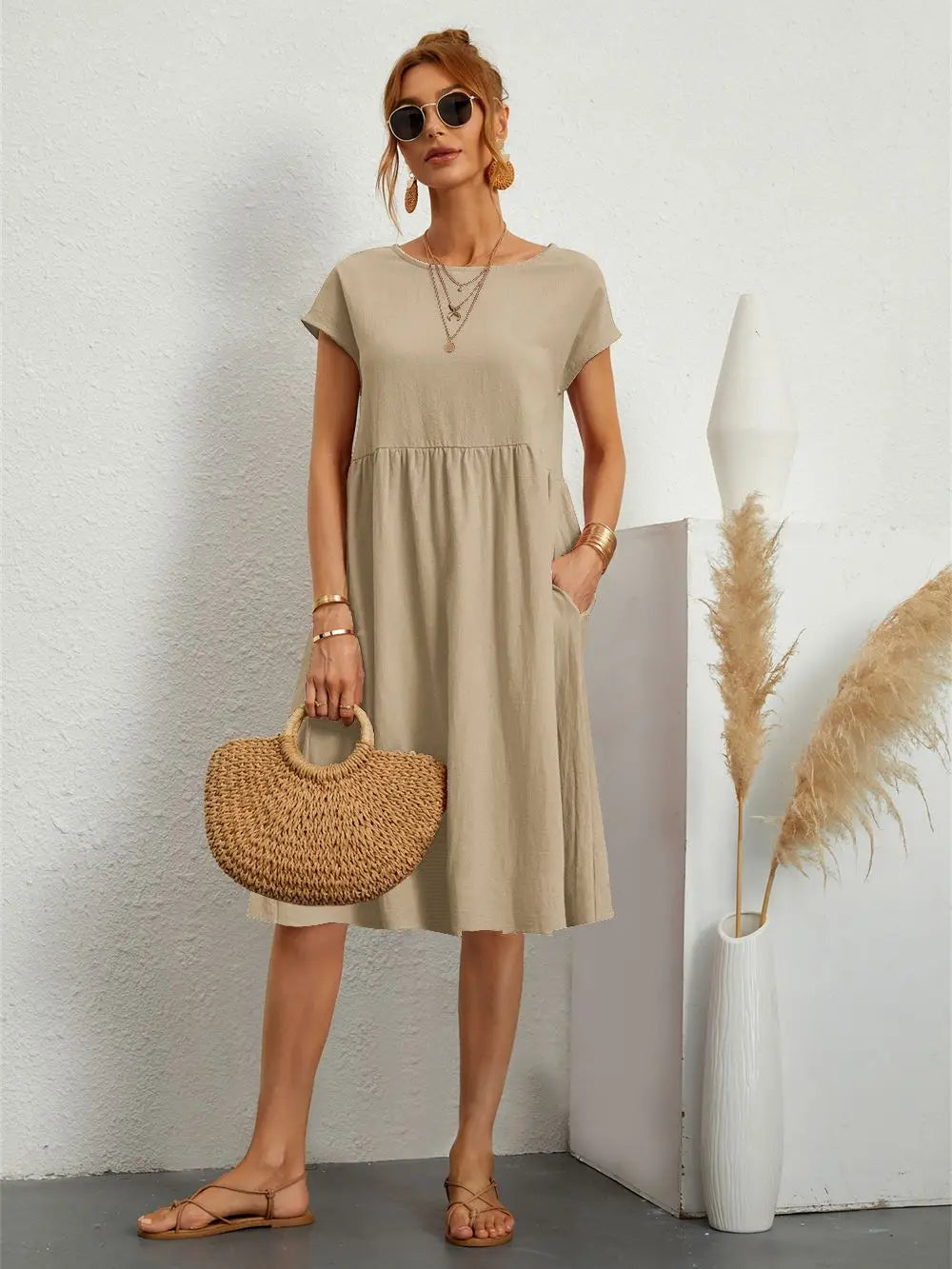 Mira | Vestido informal con bolsillos
