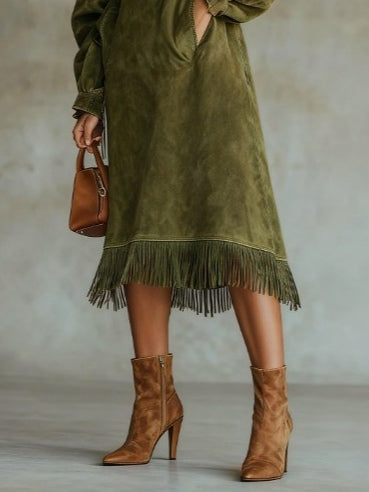 Liz | Vestido de Ante