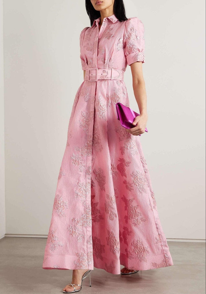 Anabella | Vestido Corto con Mangas Abullonadas