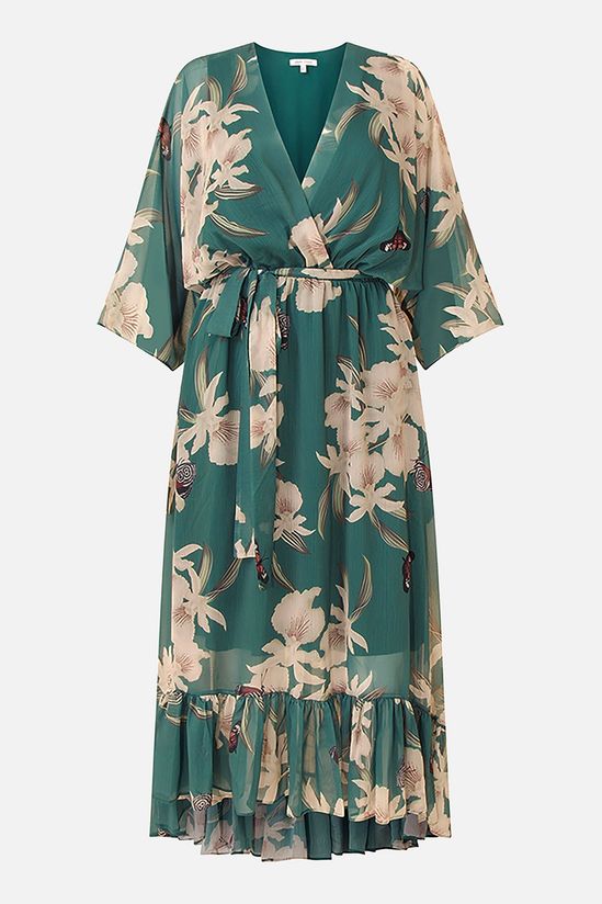YASMINE™ - Elegante vestido kimono midi
