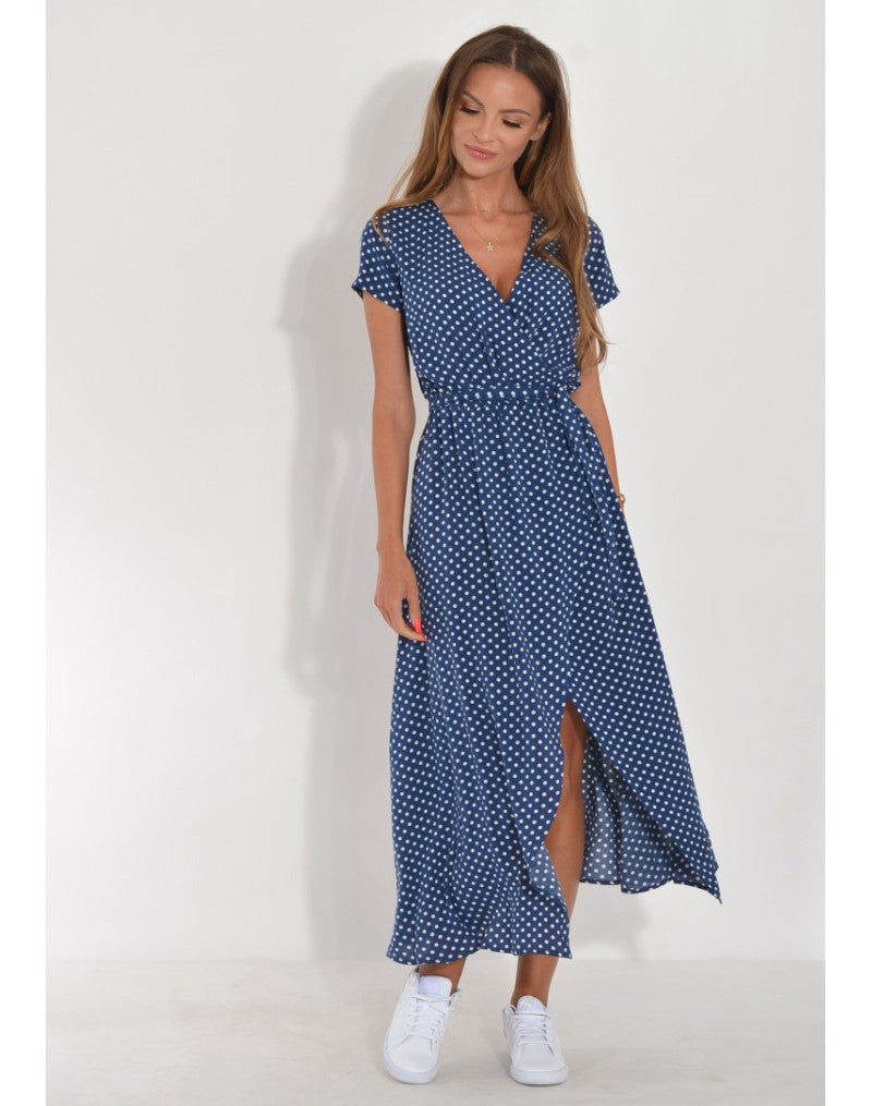 Tzahalit™ | Vestido Floral Elegante con Escote en V