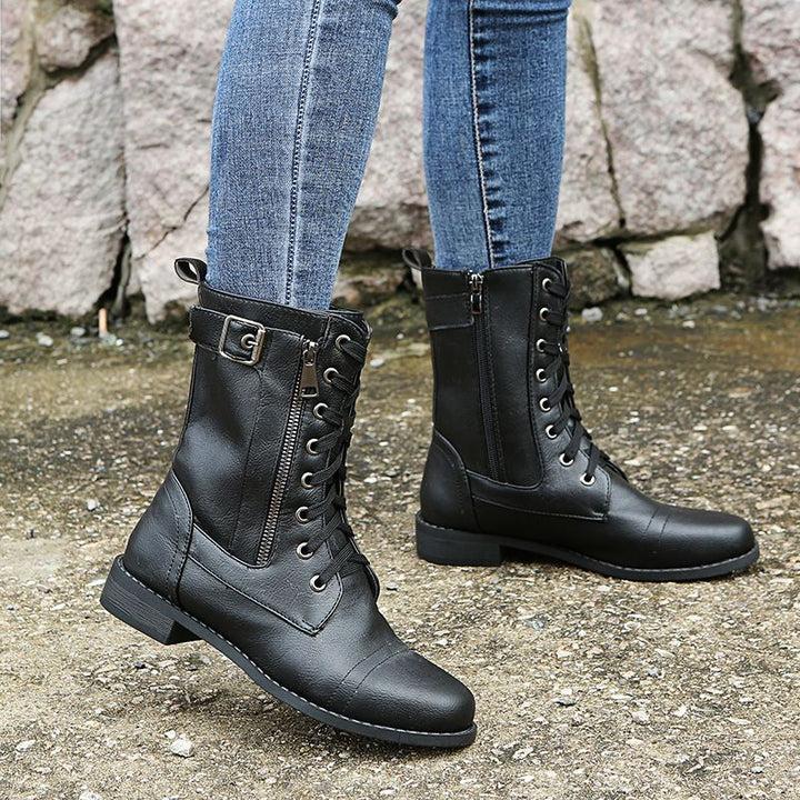 Félice - Elegantes botas ortopédicas de cuero