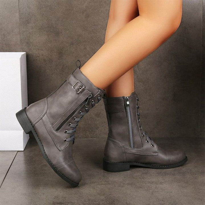 Félice - Elegantes botas ortopédicas de cuero