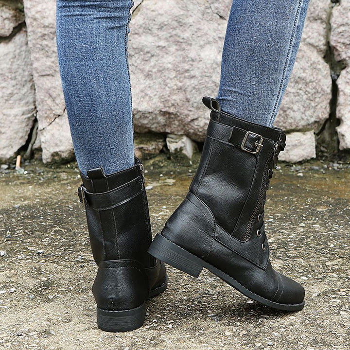 Félice - Elegantes botas ortopédicas de cuero