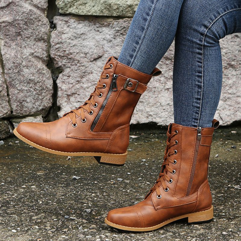 Félice - Elegantes botas ortopédicas de cuero