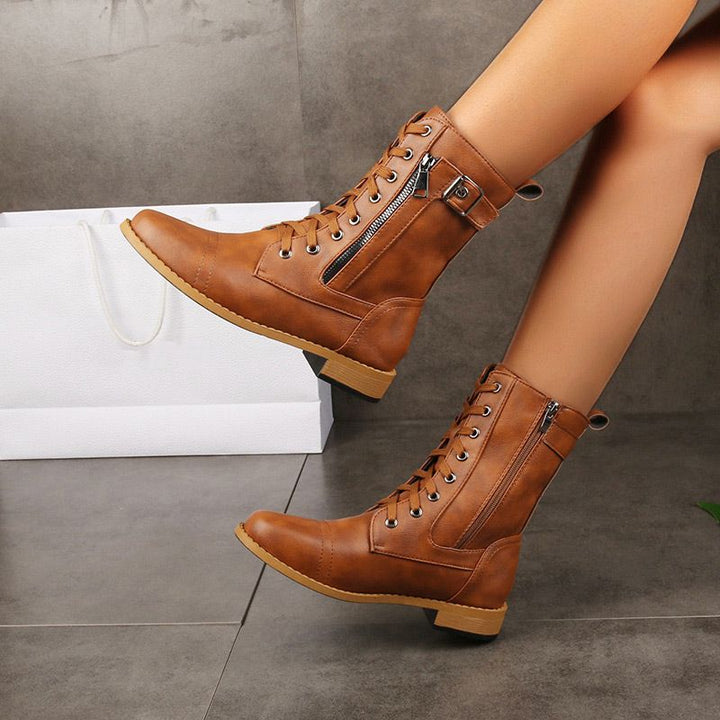Félice - Elegantes botas ortopédicas de cuero