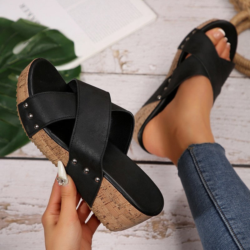 Oakley – Sandalias de cuña Boho